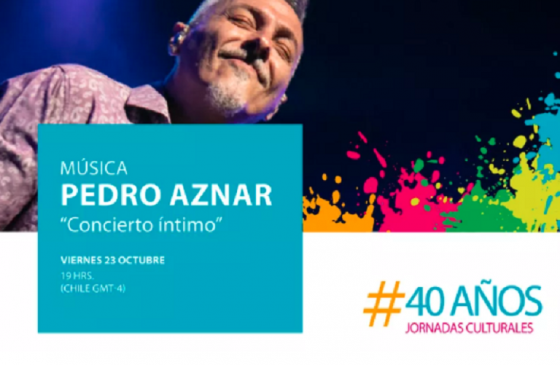 Jornadas Culturales Villarrica 2020: Concierto íntimo de Pedro Aznar