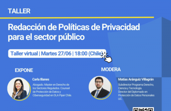 [Online] Taller: Redacción de Políticas de Privacidad para el sector público