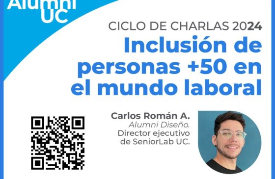 Charla «Inclusión de personas +50 en el mundo laboral» – Alumni Carlos Román