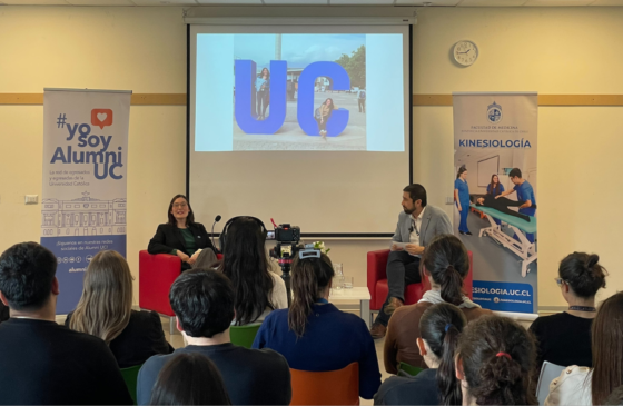 La kinesióloga UC Consuelo Bachmann, próxima investigadora postdoctoral de Harvard Medical School, comparte su experiencia con las futuras generaciones
